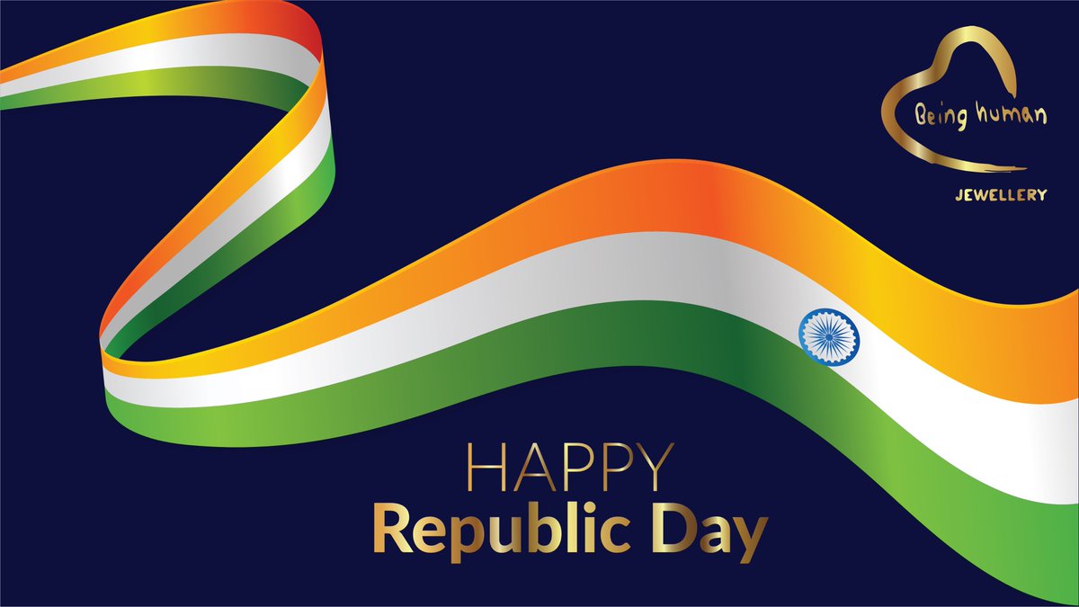 Being Human Jewellery wishes everyone a Happy 70th Republic Day! #BeingHuman #BeingHumanJewellery #RepublicDayIndia #26januaryrepublicday2020 #RepublicDay