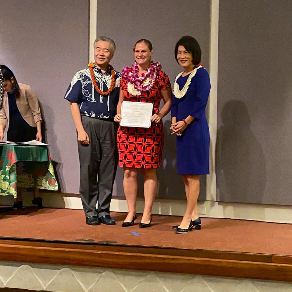 🌟🎉💯CONGRATULATIONS MS. KRISTEN! who renewed her NATIONAL BOARD TEACHER CERTIFICATION 🎉💯🌟 she has met the profession’s highest standards for accomplished practice. #proudhonus #hauulasmiles💚🤙👍