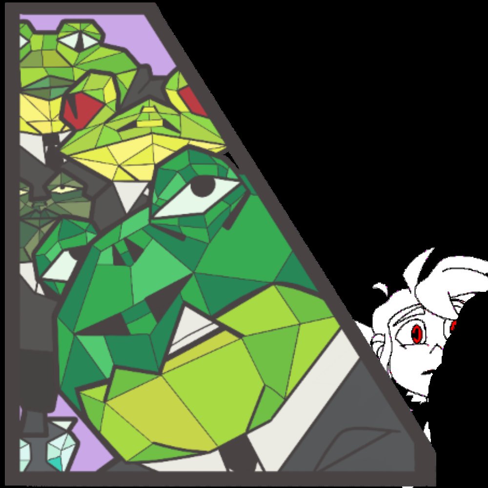 TheCoolMaxdowt's tweet photo. #timbercats! #modfrogs! 3 "stained glass" panels left! Please watch #kipoandtheageofwonderbeasts! https://t.co/LMArrSKym0