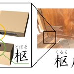 「枢」と「枢」と「枢戸」の違いを知っていますか？全部読み方違います!!