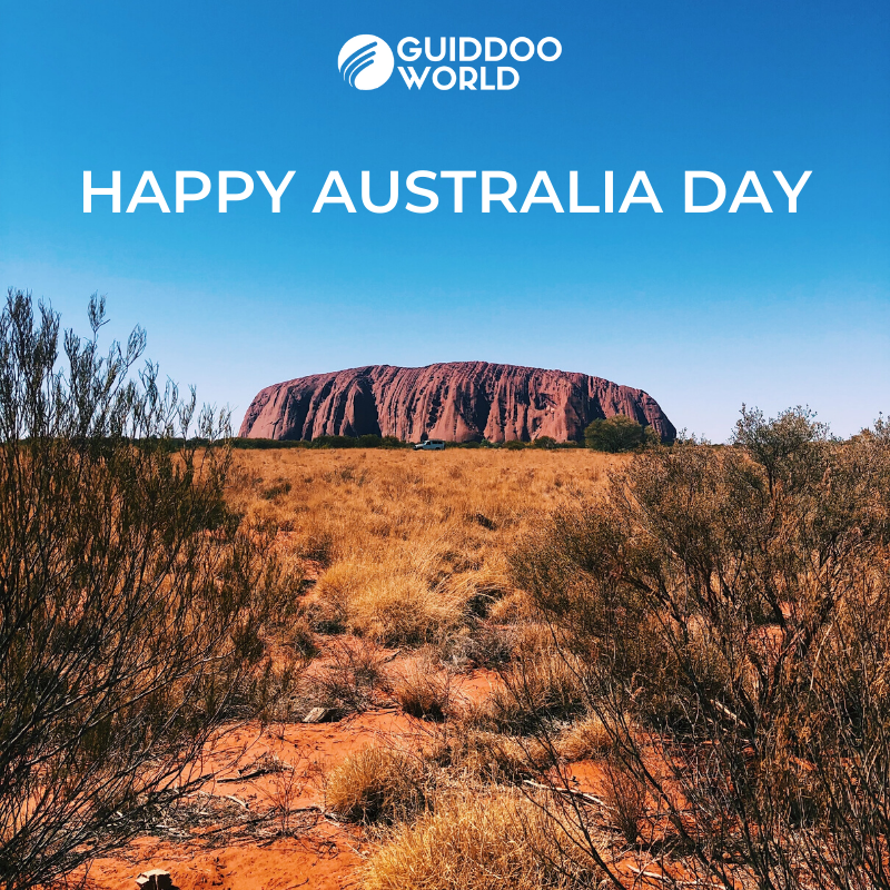 Happy Australia Day to the land down under! Uluru, best known as the Red Centre, is just one of many natural wonders Australia has to offer. 

#guiddoo #guiddooworld #travel #tourism #australiaday #australia #uluru