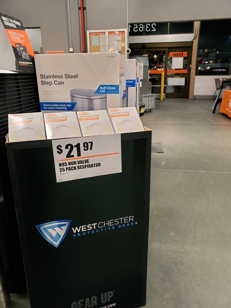 epicwithin1's tweet photo. Come get your N95 rated respirator mask at  your local Home Depot 1840  #Coronaviruscovered #coronavirus @Jaime_HD_D25
@THD_SCombs @THD_Doug @SueThd @Jeremykennedya1 https://t.co/lvdkRuQ1iL