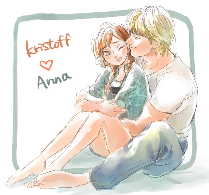 現パロっぽいクリアナちゃん〜
#ふなのりおえかき
#kristanna 