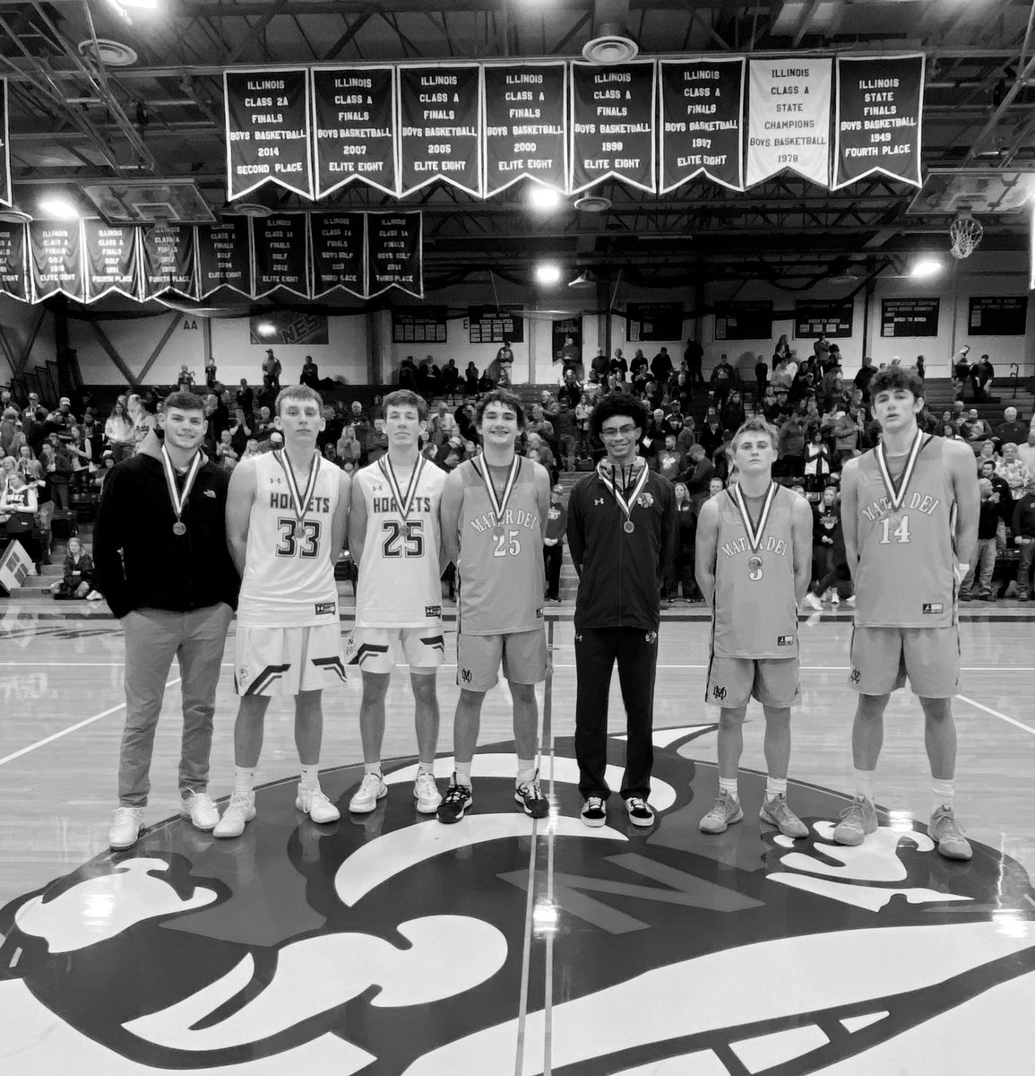 NCHSAthleticsAD's tweet photo. Congratulations to the NIT 2020 All-tournament team! #smith #hill #parker #pelczynski #schadegg #haake #zurliene #thomas #king #workhorses 🏀 https://t.co/5foFaHCF7l