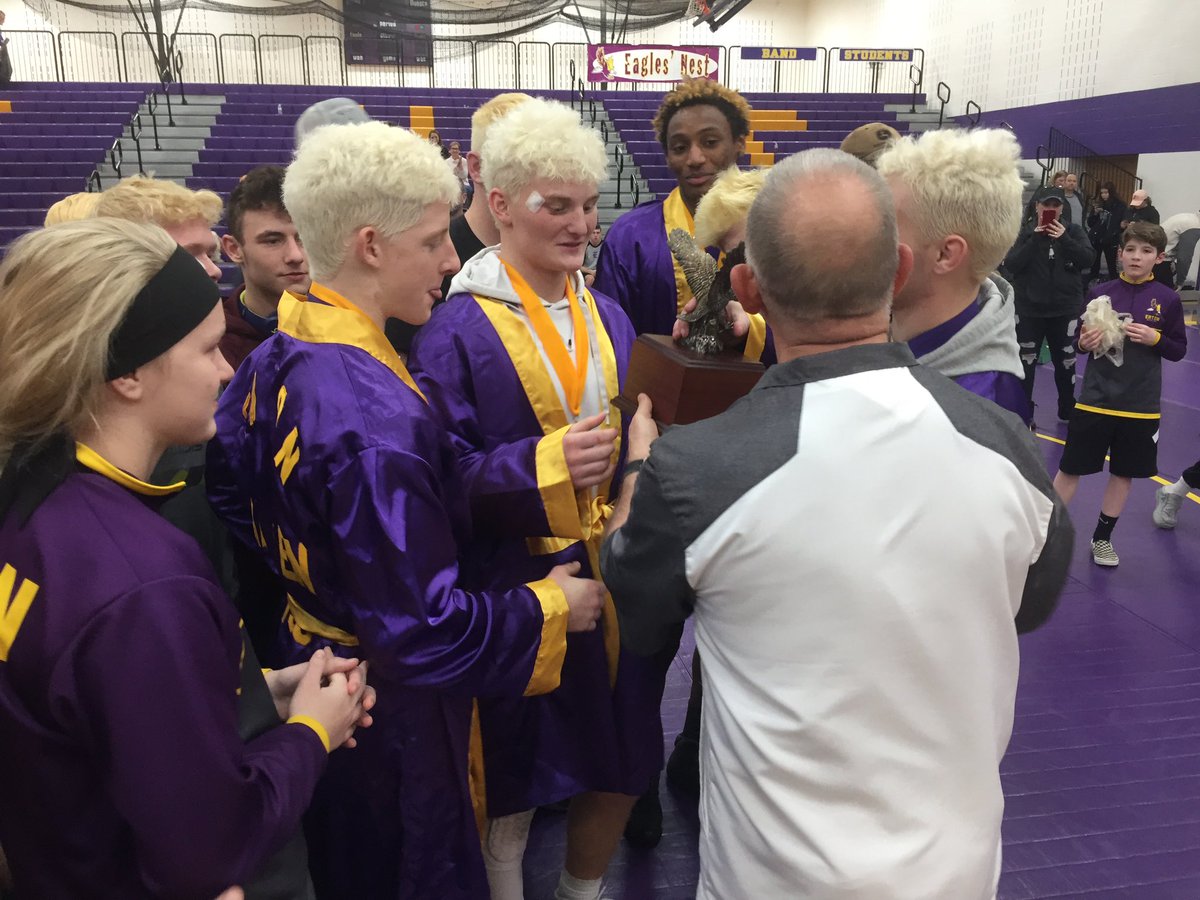 EatonEaglesHS's tweet photo. Congratulations to the wrestling team for finishing FIRST at the Eaton Invite. https://t.co/uywDfTT2Yv
