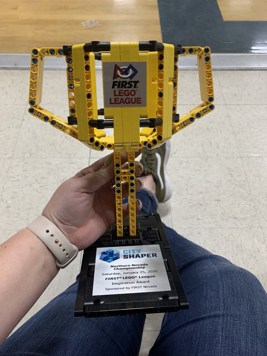 ReeneeLu's tweet photo. We competed at state for FIRST LEGO Robotics. I am so proud of our team! We received the Inspirational Award! I guess MVE will need a display case because this team is going to to amazing things! @ECSDLeadMVES #Tesla #MVEScatchit #magicengineers @AmyDrost5 @teachtheropes https://t.co/144pUhIjMf