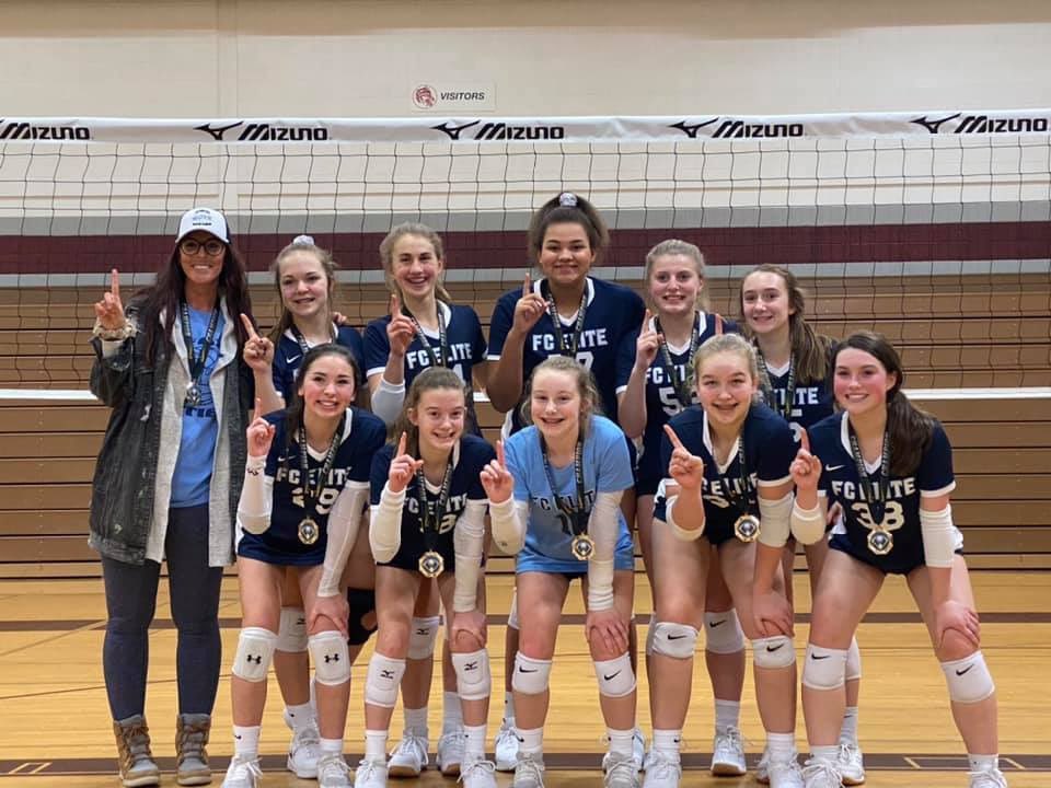 LCSpartanvball's tweet photo. Congrats FC Elite Flyers 14-Navy bringing home the Championship at the Impact Lights Out Invite today.  Way to go ladies.......future is bright. #WeAreSpartans #FCElite #Flyers https://t.co/WTGF8c3Ffu