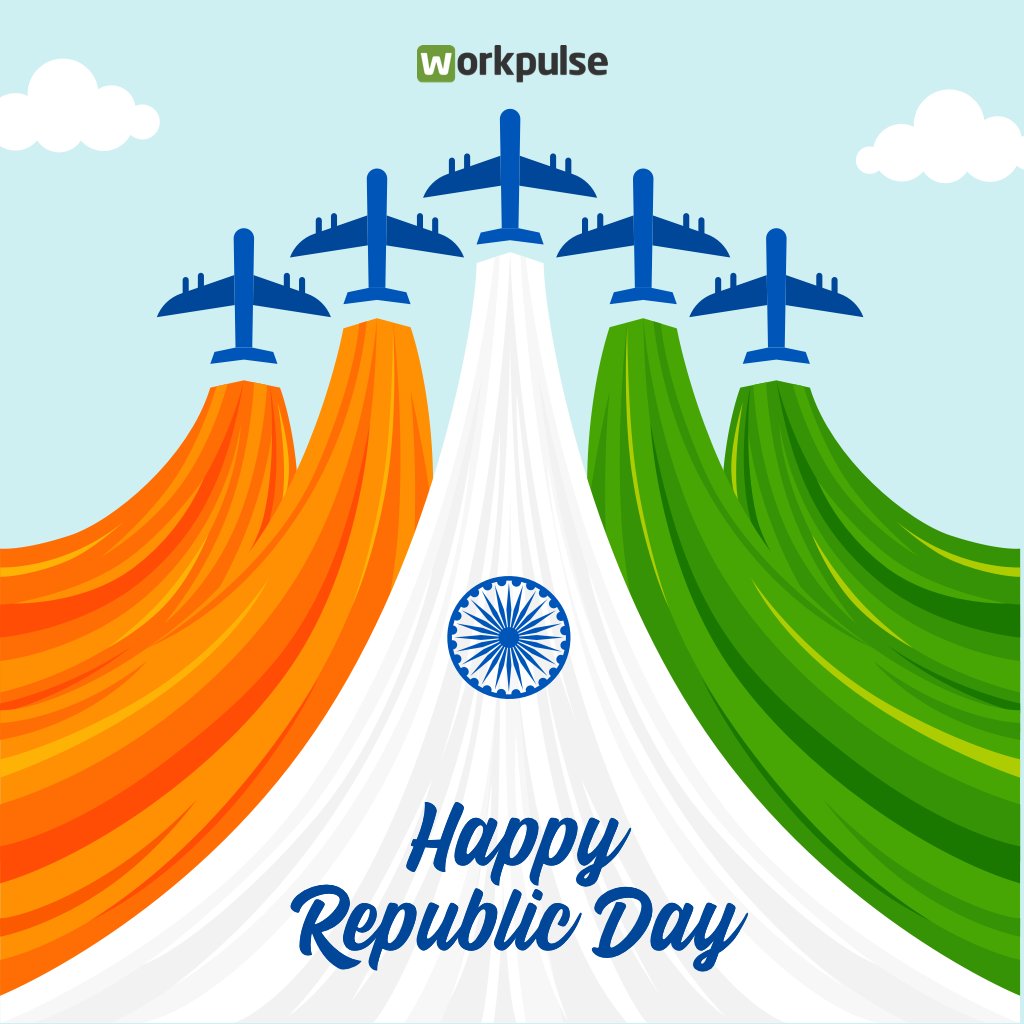 WorkpulseQSR's tweet photo. Happy Republic Day!
#RepublicDay2020 #workpulse #india #JaiHind https://t.co/EEaBFx6mtu