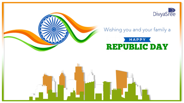 Let's celebrate the glorious heritage of our country and rejoice to be a proud citizen of an ever-shining India. #DivyaSreeDevelopers wishes you all happy Republic Day! #HappyRepublicDay2020