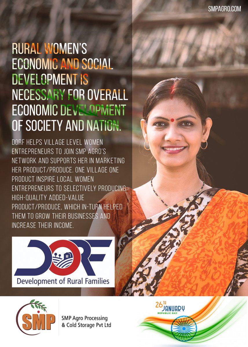 SmpAgro's tweet photo. SMPAgro #EmpowerIndia with its support to every possible rural #WomenFarmers in becoming successful business person. #DORF #DevelopmentOfRuralFamilies works closely with #WomenFarming communities to strengthen their livelihoods &amp; create opportunities for families. #bharatkilaxmi https://t.co/3QxabHHTLw