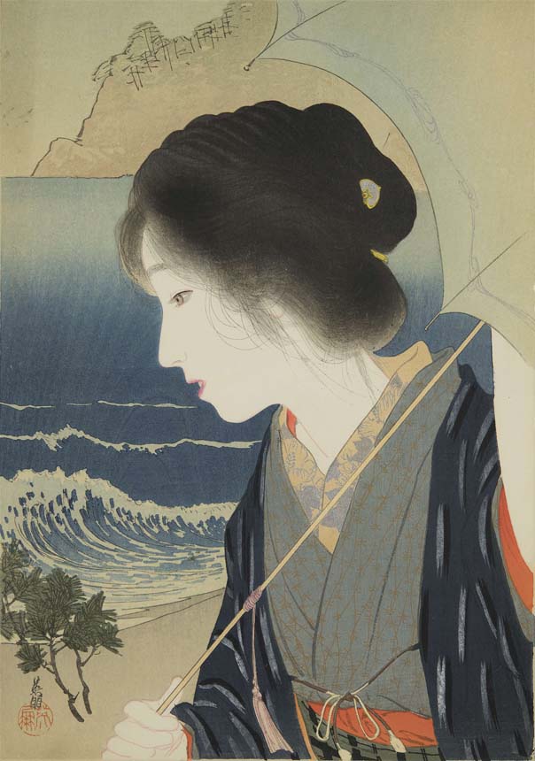 浮世絵画家・鰭崎英朋の描く女性はとても妖艶だし切なげな表情が美しい