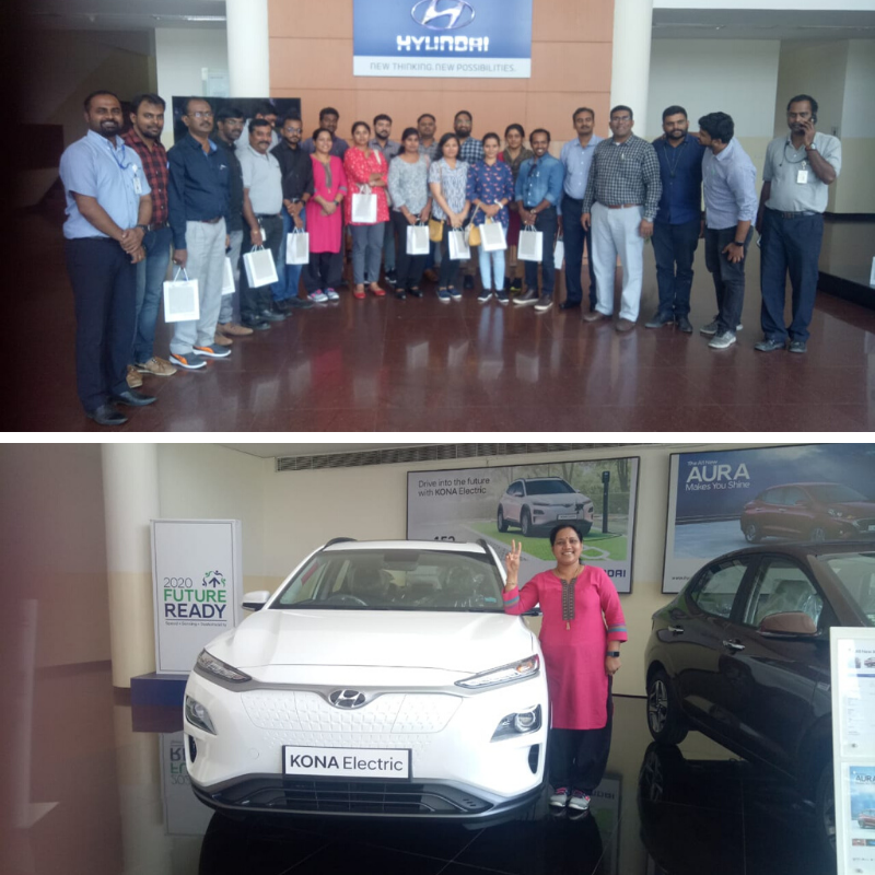 malathitweets's tweet photo. Visit to @HyundaiIndia - A great learning experience. Came f2f with the latest in #robotics. Impeccable processes. Thanks to the outlearn initiative of @NhrdChennai. Thanks to the #Hyundaiindia, Chennai for the facility tour.
#automotive #hrbusinesspartner #cars #hrbp  #hyundai https://t.co/FlYKd3t608