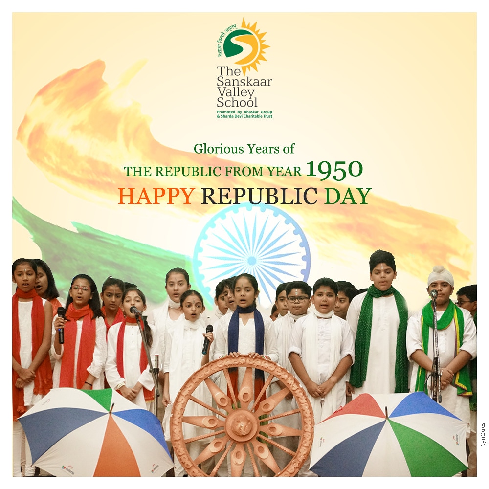 TSVSBhopal's tweet photo. HAPPY REPUBLIC DAY!
#RepublicDay2020 #nationalday #republicdaycelebration #indianrepublicday #TSVS #SVN #sanskaarvalleyschool #ShikharStudents #SopaanStudents #AadharStudents #PranganStudents https://t.co/mIS3lJOME0