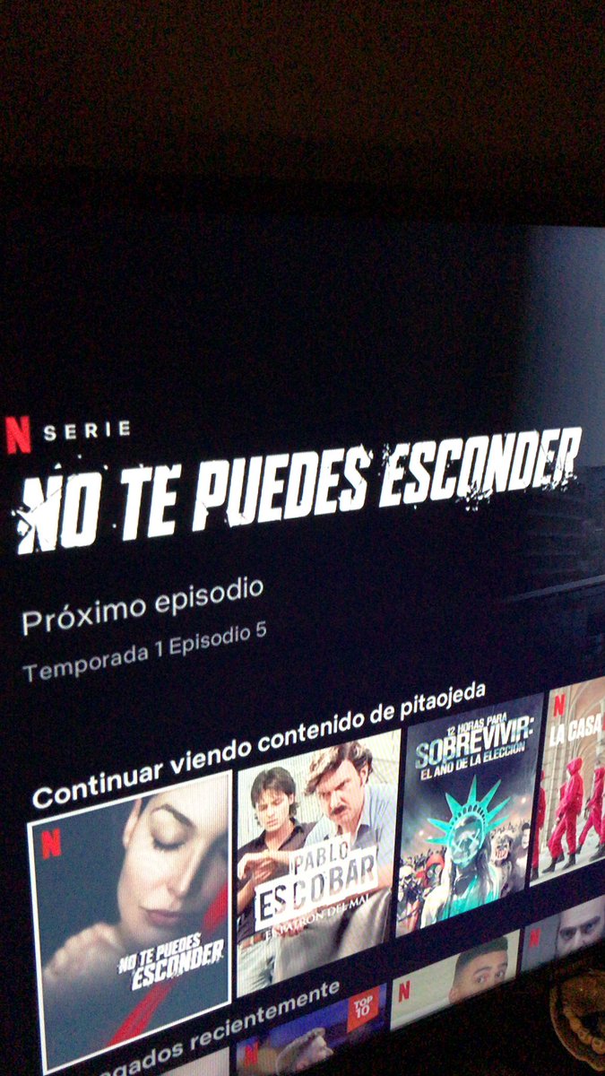 Vean esta. Te atrapa al segundo 1. Produccion de  #Telemundo primer mundo big time. #notepuedesesconder Netflix.