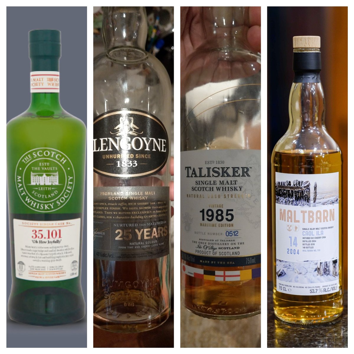 A Burn's night tasting that with two of #whiskyfabric finest <a href="/whiskyvip/">Igor kossov</a> and <a href="/rmculver/">rmculver</a> and a dram selection to satisfy the finest of poets! 

Twill make your courage rise.
Twill make a man forget his woe;
Twill heighten all his joy;
Twill make the widow's heart to sing

Slainte!