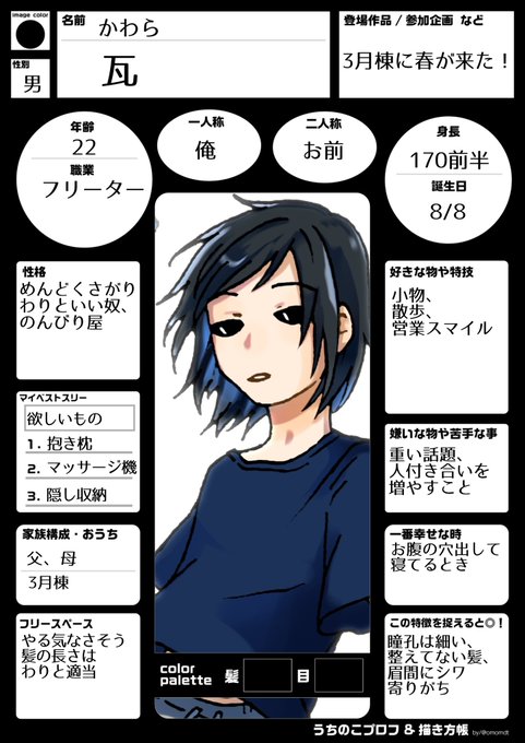 うちのこプロフ描き方帳のtwitterイラスト検索結果 うちのこプロフ描き方帳のtwitterイラスト検索結果