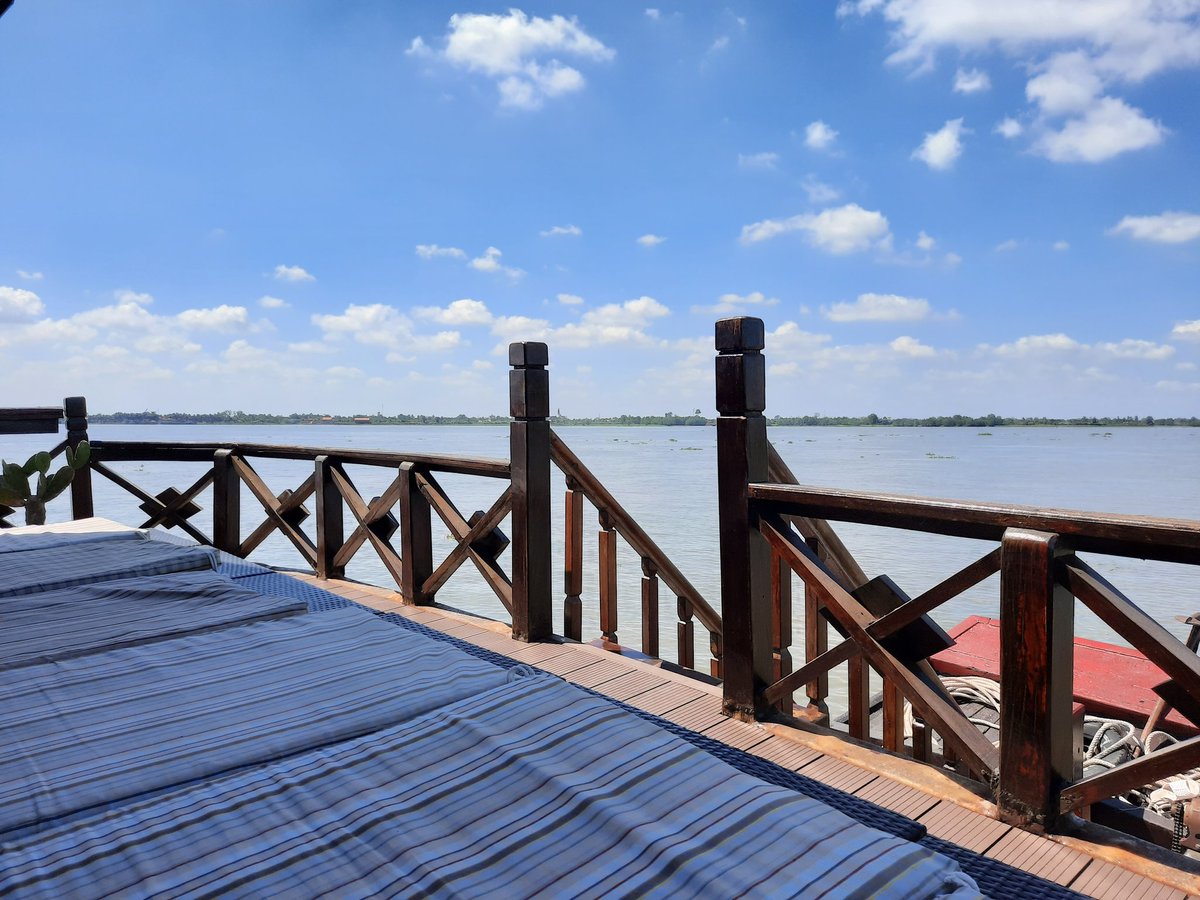 vietcamholidays's tweet photo. #Boarding #Funan #Cruise at #Caibe, #Mekongriver, this morning 26jan2020. #Heading upstream #Sadec town. https://t.co/zKcmxMCII9