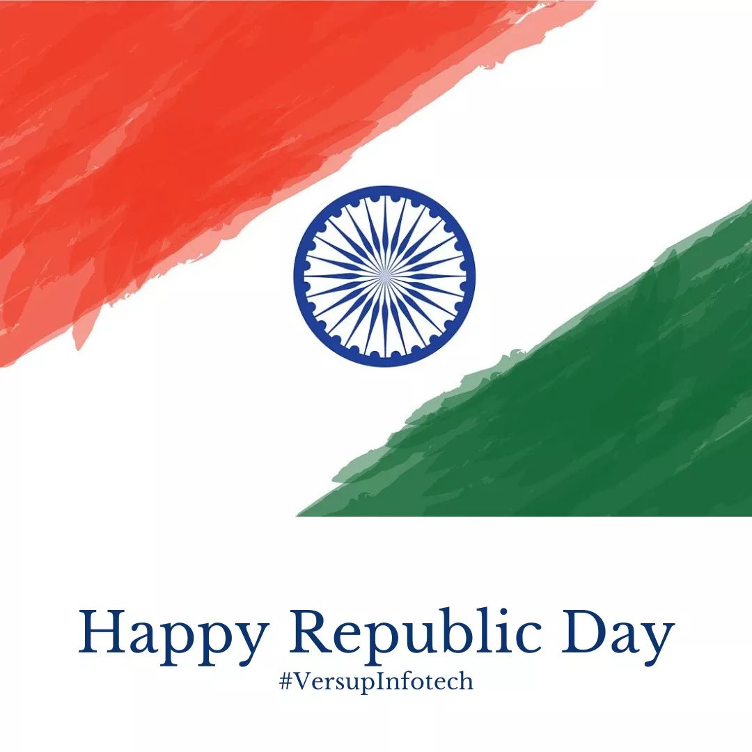 VersupInfoTech's tweet photo. Happy Republic Day
#INDIA #VERSUP https://t.co/p2HgW0TJgv
