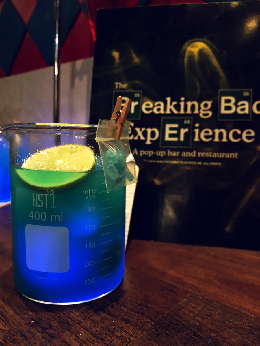 Just ate at the <a href="/BrBadExperience/">The Breaking Bad Experience</a> pop-up restaurant. So. Much. FUN. More photos to follow, but just know that it’s been a great night out. 
💎⚗️🥃🙌

Out and about with <a href="/CandraHastings/">Candra “Rion” Hastings</a>