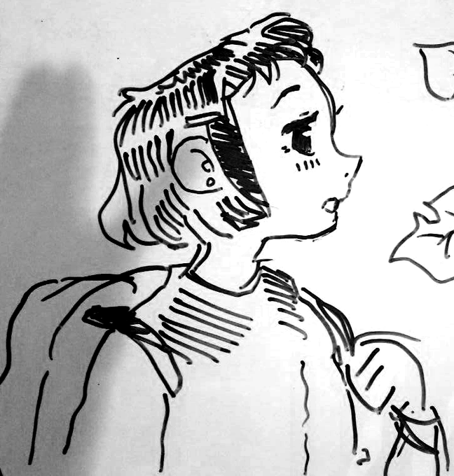 Breaking from work to doodle on the white board. 