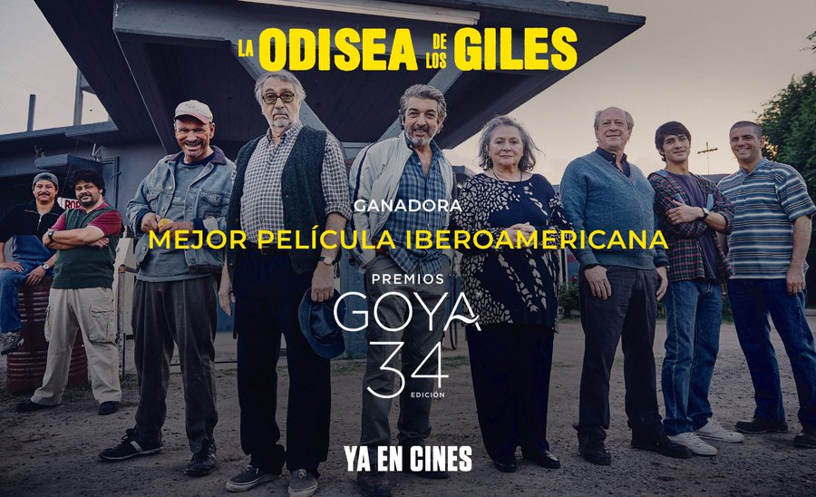 showsarg2024's tweet photo. Excelente Noticia!!
@laodisea_peli Mejor Película Iberoamericana en los premios #Goya2020. Felicidades a todo el equipo de la película.
@BombitaDarin
@VLlinas
@chinodarin #CarlosBelloso #marcoantoniocaponi
#premiosdecine #ricardodarin #yaencines #gilesalpoder https://t.co/vRs84BWRb1