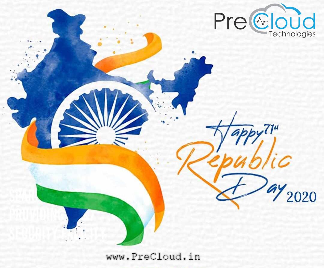 precloudtech's tweet photo. Happy Republic Day 2020 !!!
#Republic #2020 #26january #PreCloud #71 https://t.co/3qQ47Atqw8