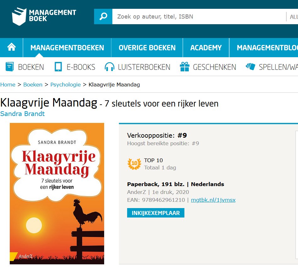 BAM in de top 10! En morgen is het 'pas' #klaagvrijemaandag. Te beginnen bij <a href="/Giels/">Giel Beelen</a> 7.10u, klein vermoeden dat hij begint over m'n gsm die in de wc is gevallen.