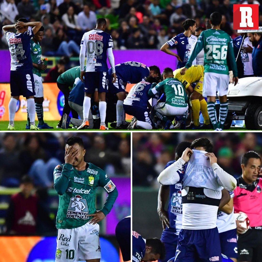 record_mexico's tweet photo. NO LO PODÍAN CREER 😔

La reacción de quienes presenciaron la lesión de Pizzuto lo dice todo. No podían creer lo que le había pasado al joven que ganó el 'Balón de bronce' en el Mundial Sub 17.

#FuerzaPizzuto

➡ https://t.co/pPSHeAfchT https://t.co/GfP3Dalt8O