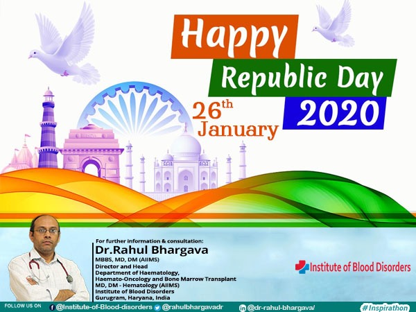 A thousand salutes to this great nation of ours. May it become even more prosperous and great.
Let us make a pledge to our motherland that we will do everything that we can to rid it of all the evils.
Happy Republic Day!!!