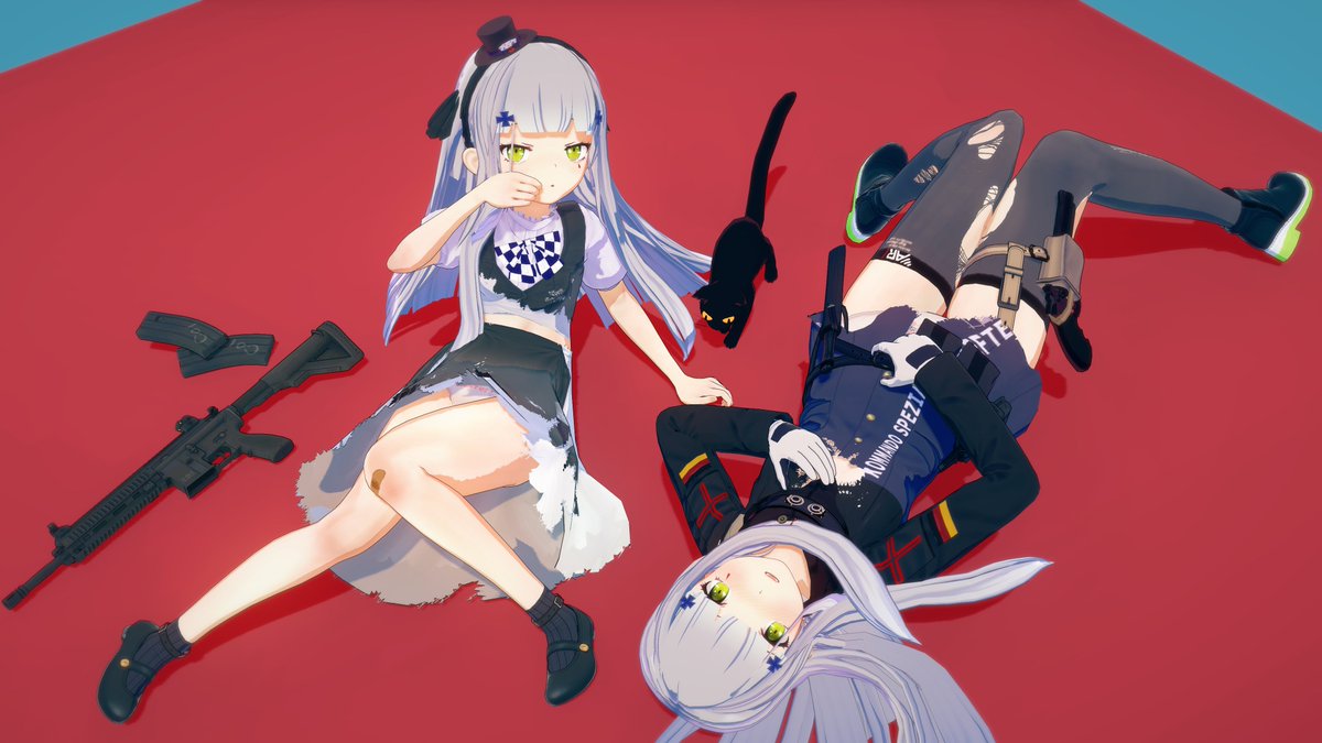 おせれいと A Twitter ドルフロの416通常スキンも大破させました 破れタイツってエッチだ コイカツ ドルフロ