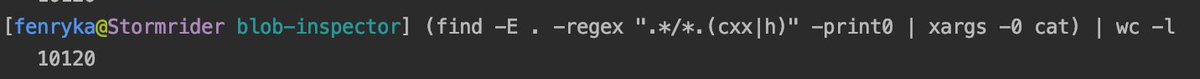 katelyn_f_baker's tweet image. I think over 10000 #linesofcode is a bit of a milestone on what started out as an "I'm bored over Christmas" kinda project #CordaC++
(plus one that lead to "the best talk" of #CordaCon last year (according to a single person but I'll take it) #Corda