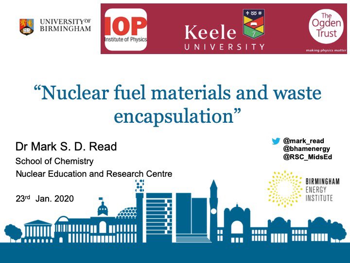 Mark Read (@mark_read) on Twitter photo Fantastic to stimulate public discussion at <a href="/KeeleUniversity/">Keele University 🐿️</a> <a href="/IOPMidlands/">IOP Midlands</a> on the role of #Nuclear in the UK’s Low Carbon Energy Future. Solution included <a href="/prslaterchem/">Peter Slater</a> advanced batteries and hydrogen fuel cells too. <a href="/bhamenergy/">Birmingham Energy</a> <a href="/chembham/">Chem Birmingham</a> @SscgR @RSC_MidsEd Fantastic to stimulate public discussion at <a href="/KeeleUniversity/">Keele University 🐿️</a> <a href="/IOPMidlands/">IOP Midlands</a> on the role of #Nuclear in the UK’s Low Carbon Energy Future. Solution included <a href="/prslaterchem/">Peter Slater</a> advanced batteries and hydrogen fuel cells too. <a href="/bhamenergy/">Birmingham Energy</a> <a href="/chembham/">Chem Birmingham</a> @SscgR @RSC_MidsEd