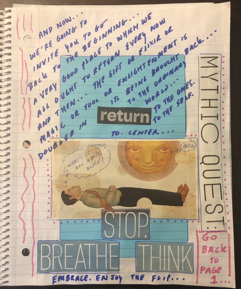 PaulWHankins's tweet photo. Little less “flash,” but the “flip” now is to go back over what we have created in three and a half weeks to revisit and reflect. This felt most necessary having crossed the quarter mark of the hundred day endeavor. It’s a “write” choice.” #100daysofnotebooking #Room407 #THIS407 https://t.co/dYEJldSOg5