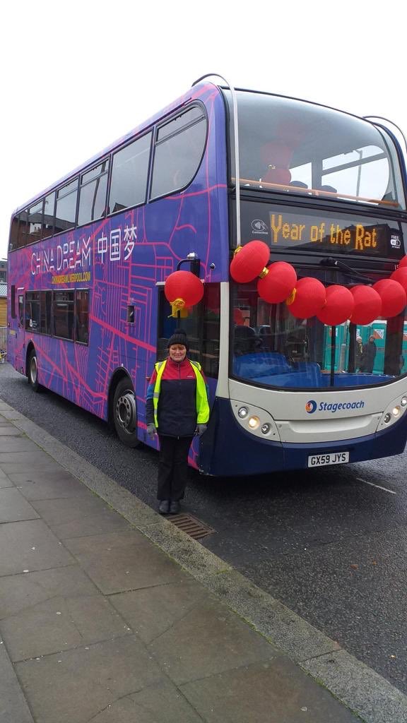 simontramalloni's tweet photo. Some of the team getting involved in the Chinese New Year celebrations within our local community today. @StagecoachMCSL @LpoolCityRegion @CultureLPool @lpoolcouncil @RadioCityNews @LivEchonews #YearoftheRat #community #LocalPride #Friendly https://t.co/SWJIx1sG6U