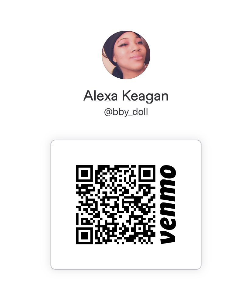 AlexaKeagan's tweet photo. I only accept Venmo payments, dm me if you wanna talk 😘 https://t.co/7MwJjzVK6J