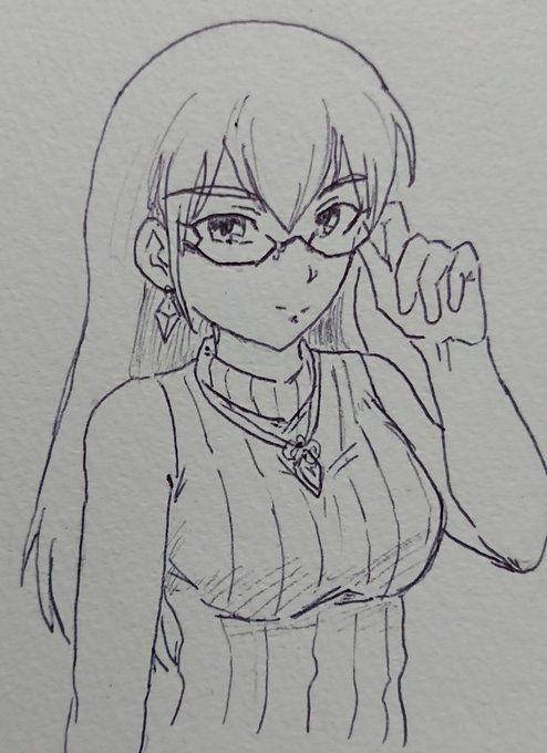 久しく絵を描かなかったのでリハビリがてら
贅沢いわないから高峯のあさんとよろしくやりたい人生だった 