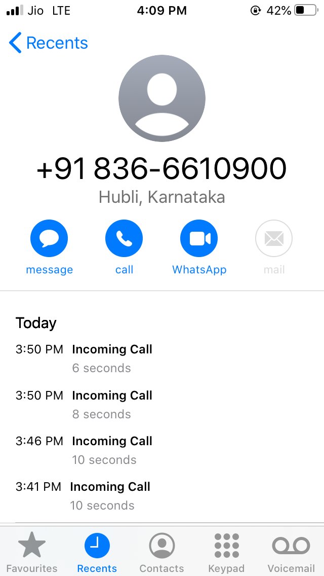 Vaish1234567's tweet photo. @SwiggyCares Don’t reply saying calls were unanswered. Here is proof that they weren’t. Nobody said anything on the call, so I had to disconnect. https://t.co/uscqxLH138
