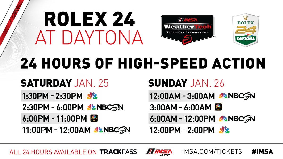 Back to live coverage on <a href="/NBCSN/">NBCSN</a>! #rolex24