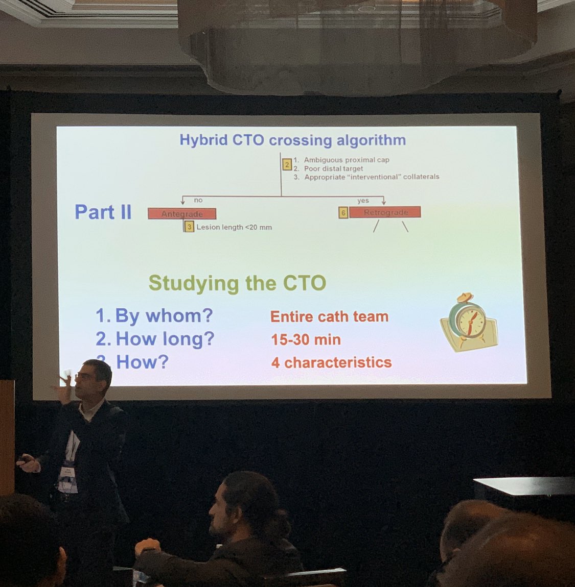 kevinjamescroce's tweet image. Manos Brilakis with outstanding overview of CTO PCI techniques at PCI Masters San Diego today. Start w/ basics. Emphasizing the critical role for careful study of the CTO angio before starting the case. #PCIMasters @ekgpdx @jason_wollmuth @duanepinto @esbrilakis @BrianBergmark