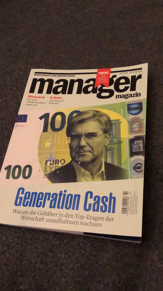 Wenn die Tocher um 5:30 Uhr am Sonntag aufsteht, hat man Zeit für eine kleine Lektüre #managermagazin #entspannen #frühaufstehen