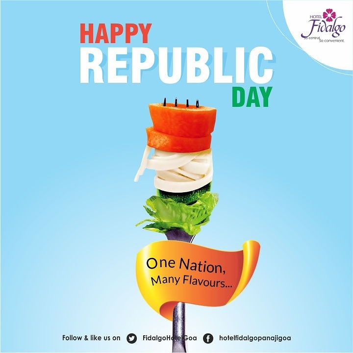 FidalgoHotelGoa's tweet image. We wish all our patrons Happy Republic Day! 

Celebrate this day at the special brunch hosted today - an irresistible journey through the Incredible Indian Cuisine

#republicdaywishes #hotelfidalgo #panaji #goa #republicdaybrunch #republicdayoffer #buffetlunch