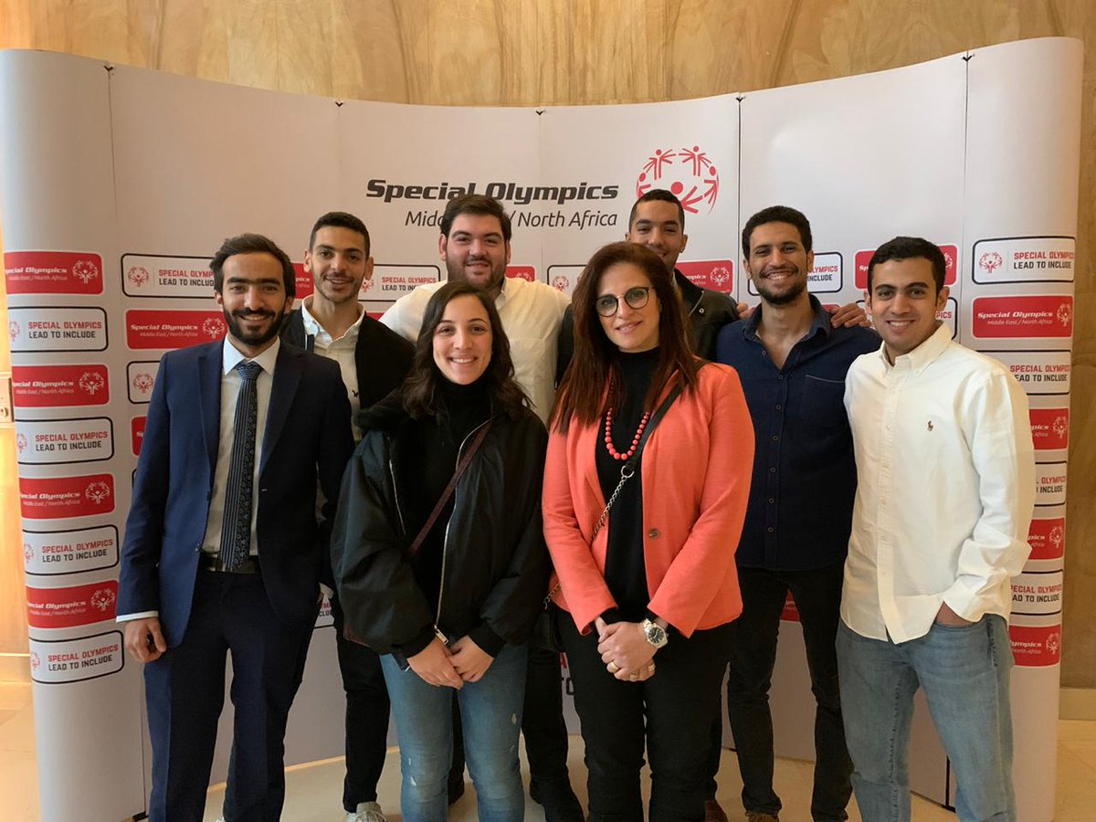 athletics_auc's tweet photo. AUC Student-Athletes Advisory Committee in the Special Olympics MENA Lead To Include Summit. #AUC100 #AUCEagles #leadtoinclude https://t.co/n82RgjcxMR