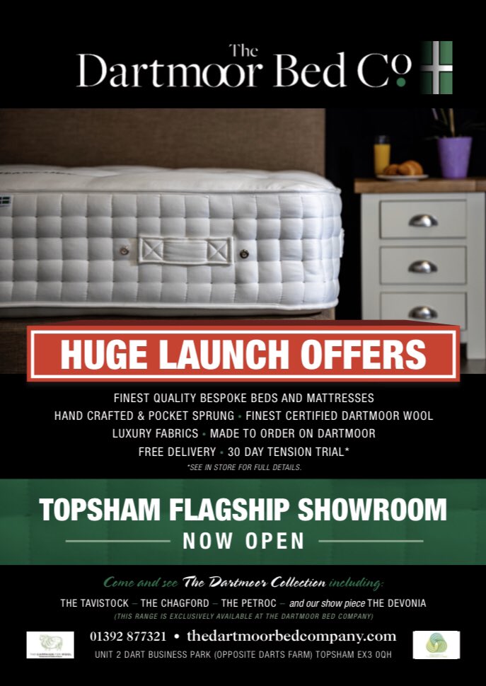 Our New Topsham Showroom is now open. Look forward to showing off our handmade #Dartmoor products.