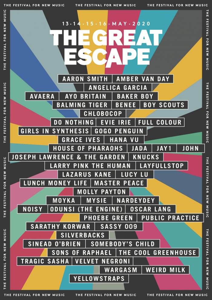 Some great names have been announced so far for Brighton's <a href="/thegreatescape/">The Great Escape</a> Festival this year (many more are due next week).
I have put them together into a handy playlist:
musicmusingsandsuch.com/musicmusingsan…