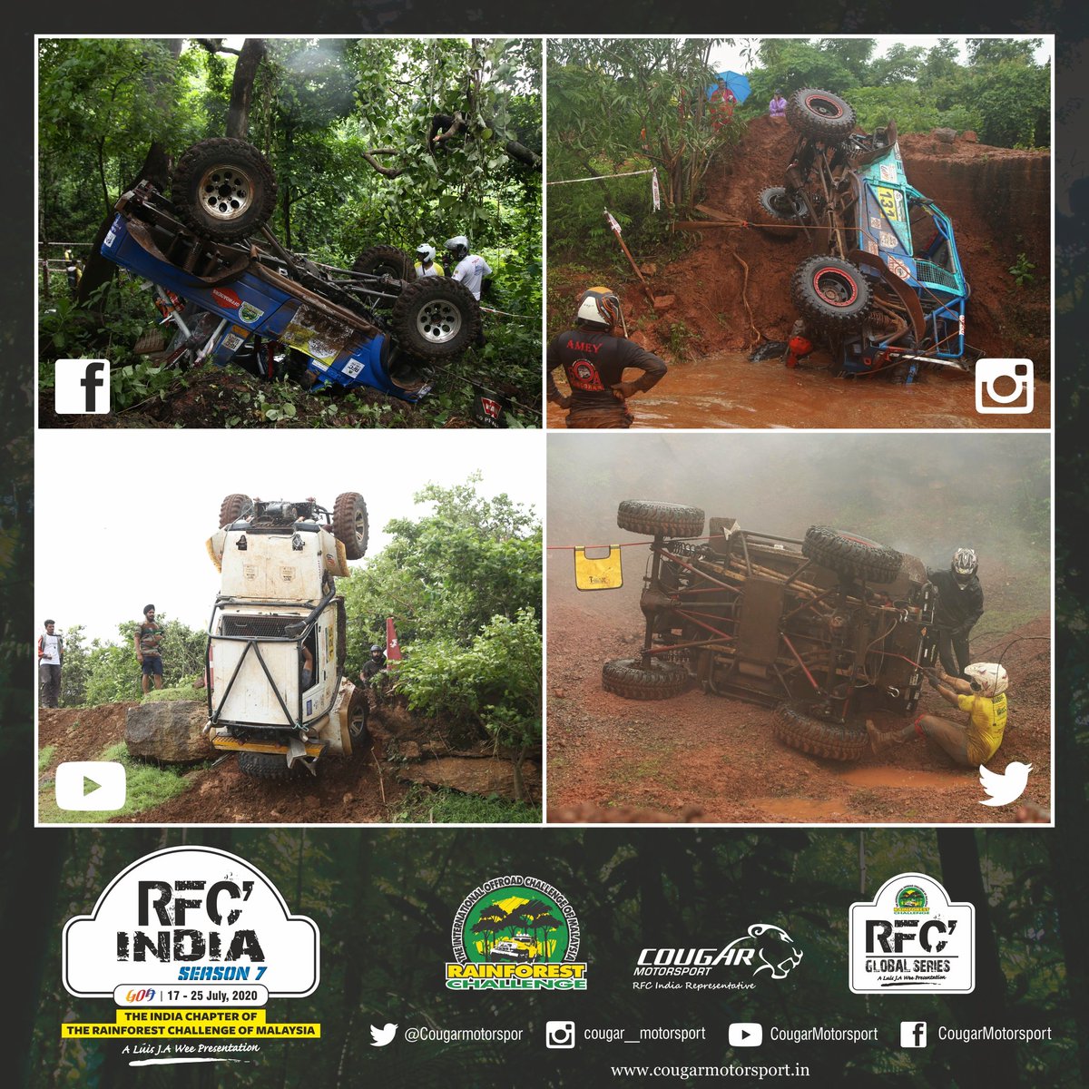 Challenge Accepted!
Never a Dull Moment | RFC India
#CougarMotorsport #rfcindia #RainforestChallengeIndia #4x4 #extremesport