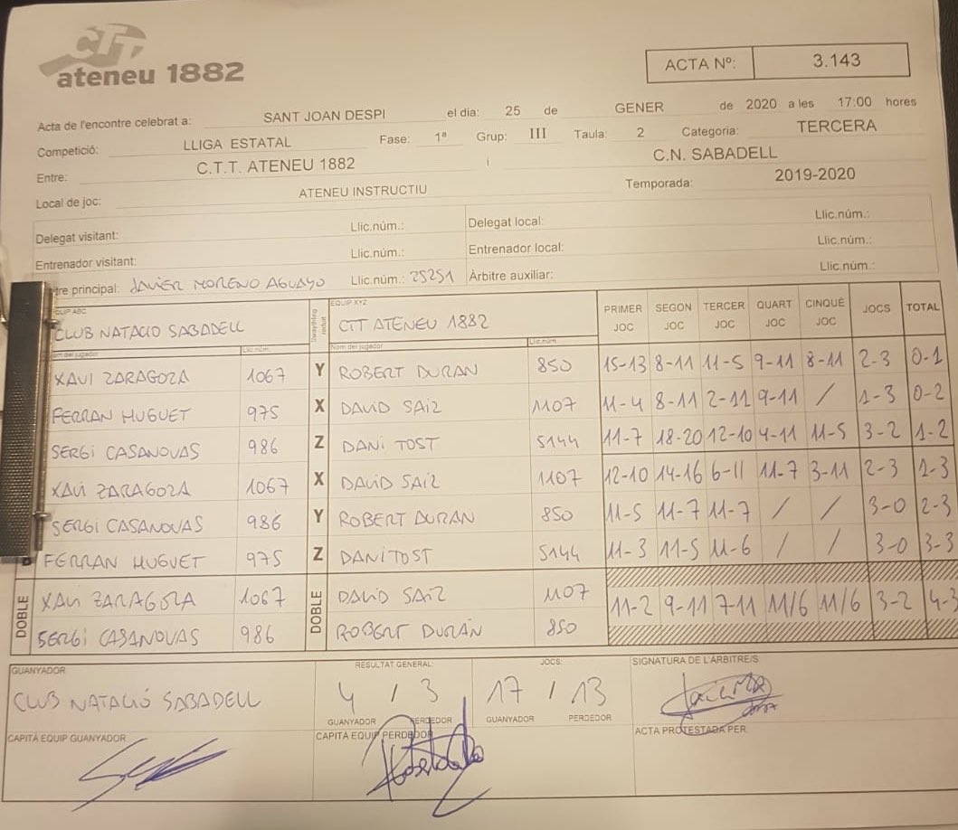 Tennis Taula CN Sabadell tweet media