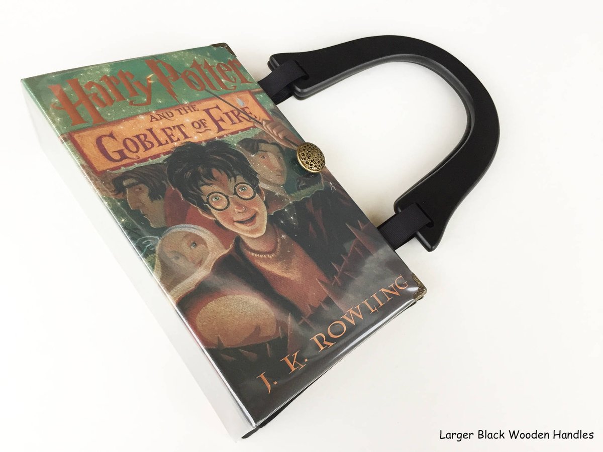 NovelCreations's tweet photo. Harry Potter and The Goblet of Fire Book Purse - Book Lover Gift - Harry Potter Collector Gift - Hogwarts Book Cover Handbag - Pocketbook https://t.co/uAnplKcMh3 #bookpurse #Etsymntt #booklover #BookCoverHandbag https://t.co/74uiTAXezv