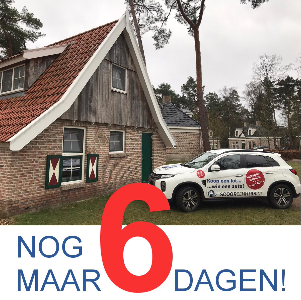scooreenhuis's tweet image. ✈️ VLEUGELS | De loten vlogen gisteren de deur uit! Ga jij vandaag jouw deelname aan de loterij met de hoogste winkans bevestigen? Ga snel naar scooreenhuis.nl! Nog maar 6️⃣ dagen...