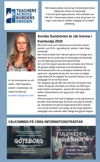 Igår skickade vi ut det tredje nyhetsbrevet till våra medlemmar. Är du medlem, men har ändå inte fått det, kolla i skräpkorg eller alternativa inkorgar.