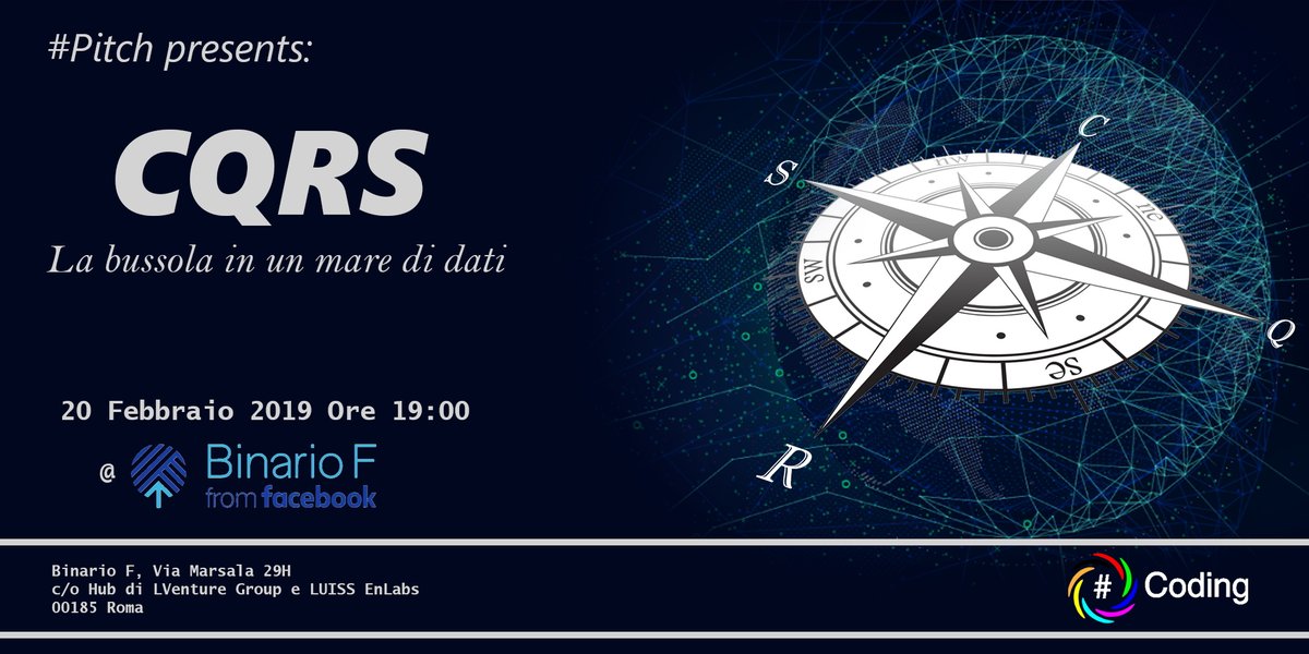 ivanoscifoni's tweet image. Prosegue il nostro percorso sui microservizi e sulle best practices per la loro progettazione.
In questa sessione parleremo di concetti base su CQRS fino ad arrivare a vedere un caso d'uso.
Per registrarsi eventbrite.it/e/biglietti-pi…
#SharpCoding #Pitch